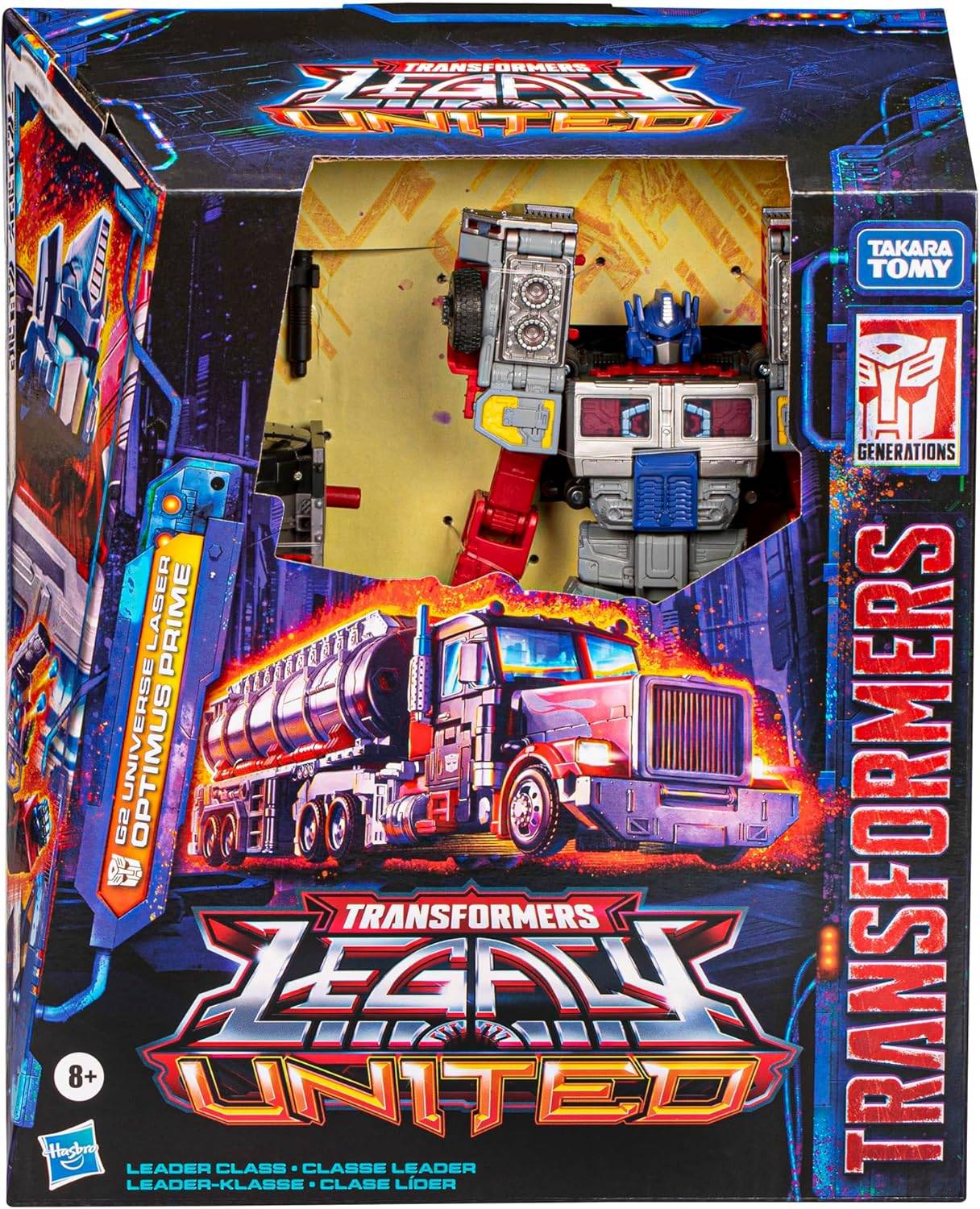 Transformers Legacy United Leader-Klasse G2 Universe Laser Optimus Prime Action-Figur