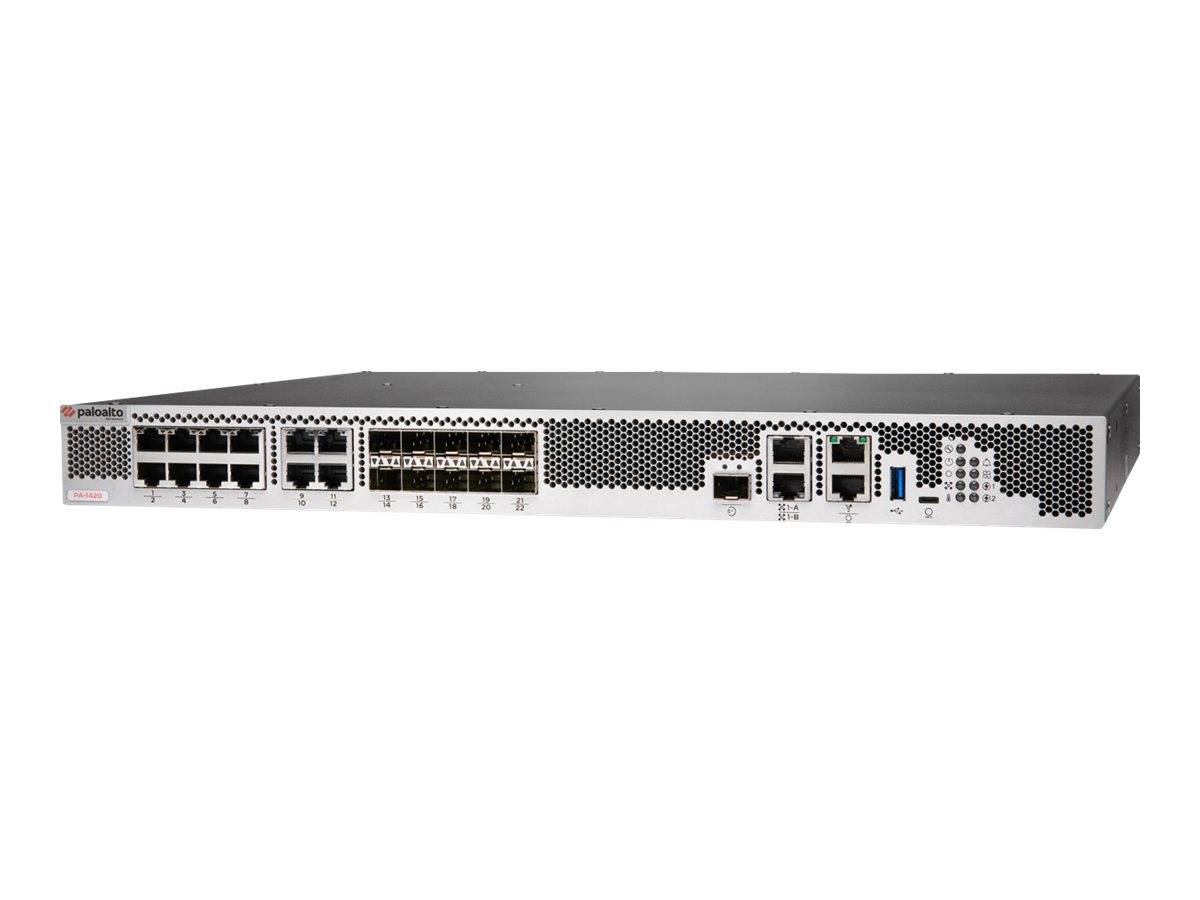 Palo Alto Networks PA-1420 - Sicherheitsgerät - 10GbE, 5GbE, 2.5GbE - Luftstrom von vorne nach hinten - 1U - Rack-montierbar