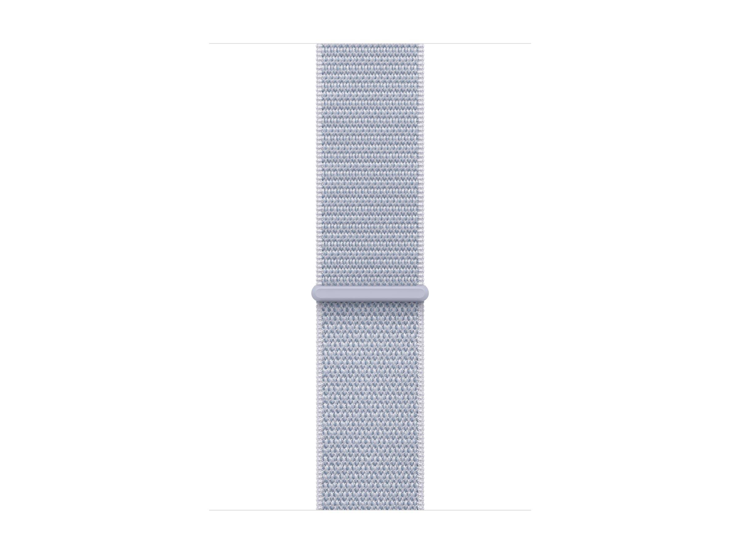 APPLE Watch Series 10 GPS + Cellular 46mm Silver Aluminium Case with Blue Cloud Sport Loop