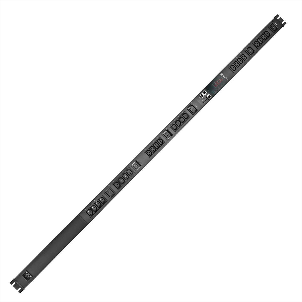 GUDE EPC 87-1310-18 30-fach switched & metered PDU, vertikaler Einbau 0HE, schwarz, 170 cm
