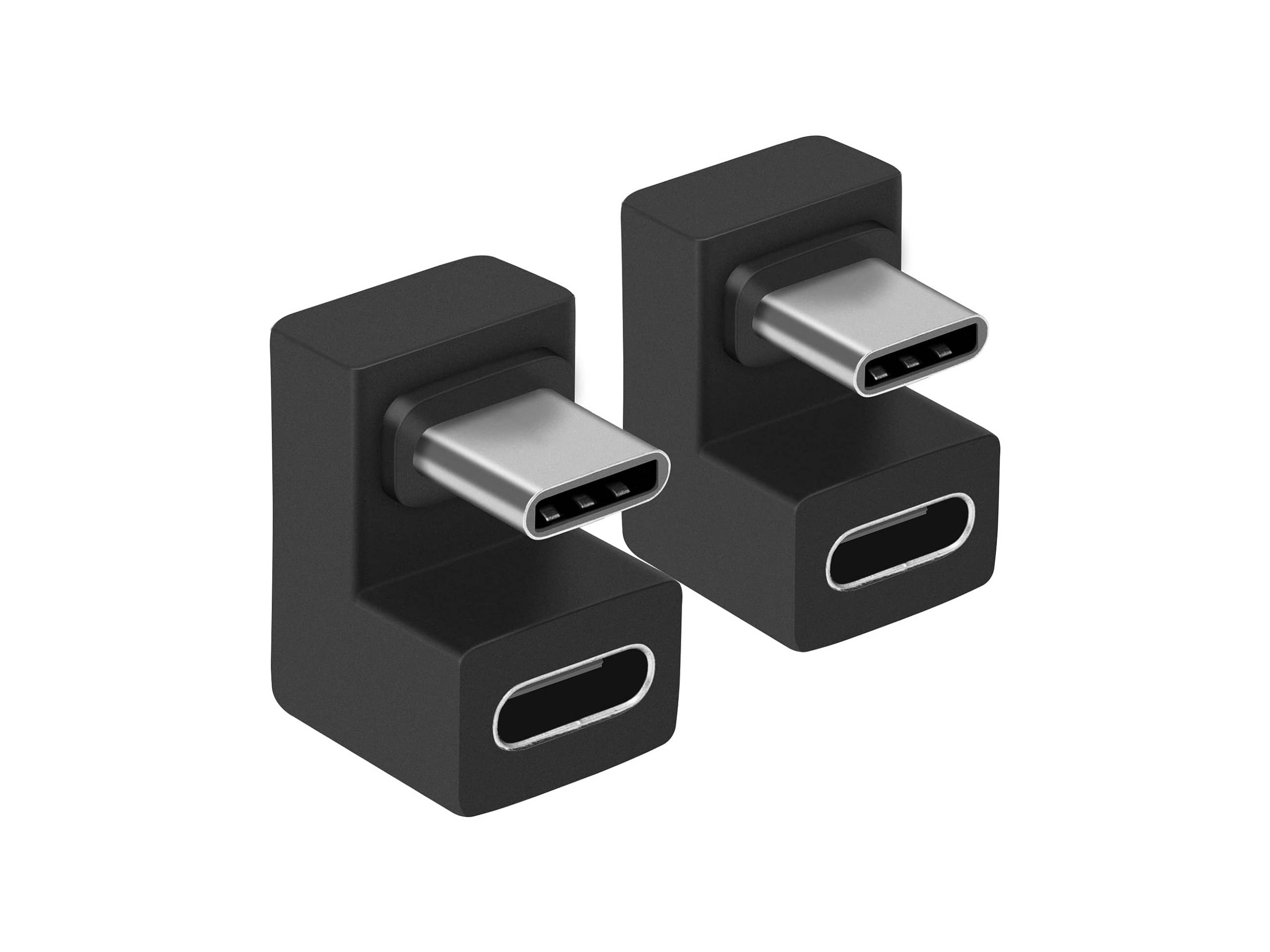 Equip Adapter USB-C->USB-C 180° 10Gbps PD 100W 2Stk