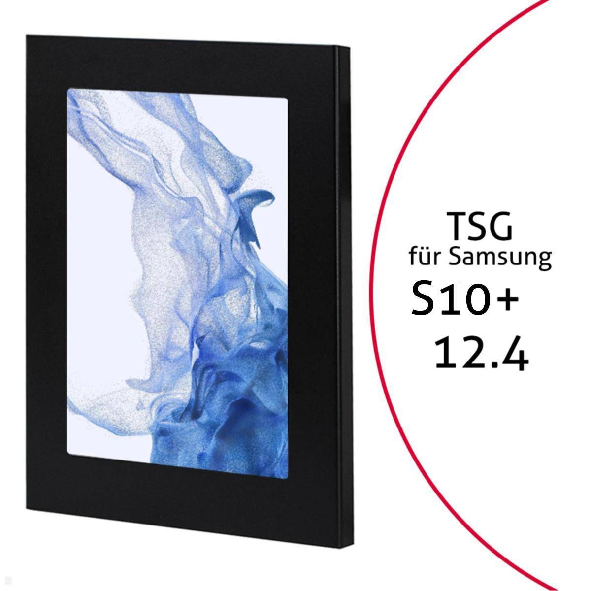 TabLines TSG109B Tablet Schutzgehäuse für Samsung Tab S10+ 12.4, schwarz