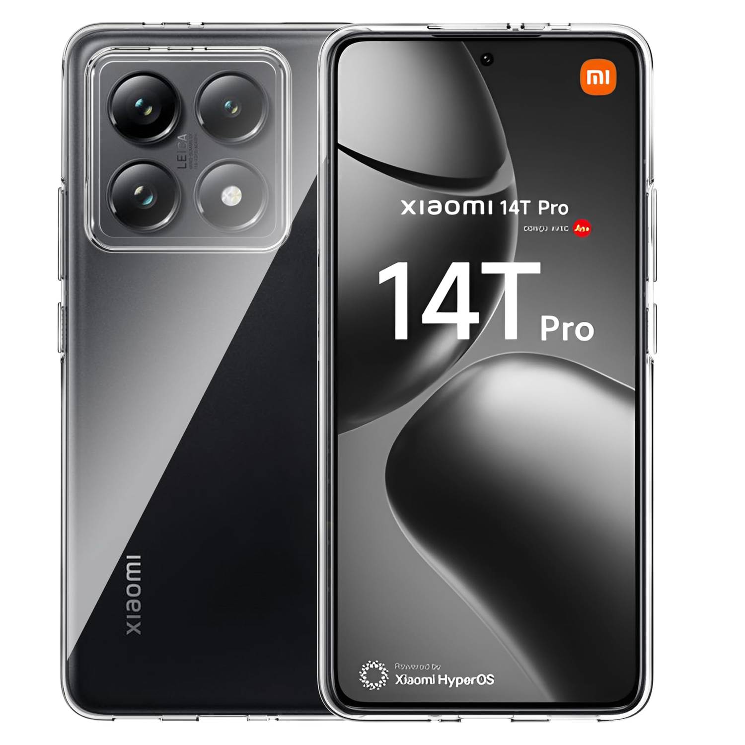 Für Xiaomi 14T Pro Silikon Schutz Transparent Handy Hülle Cover Case TPU dünn