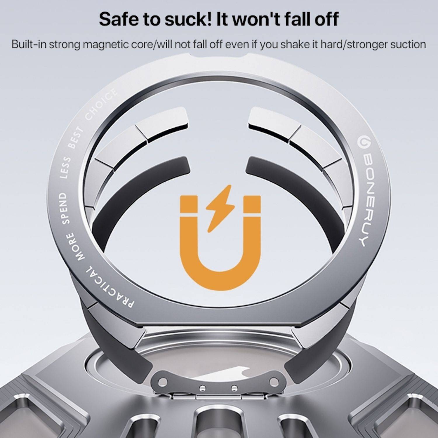 Für Apple iPhone 16 Pro Max Luxus Rahmen 360 Grad Metall Magsafe Hülle Grau