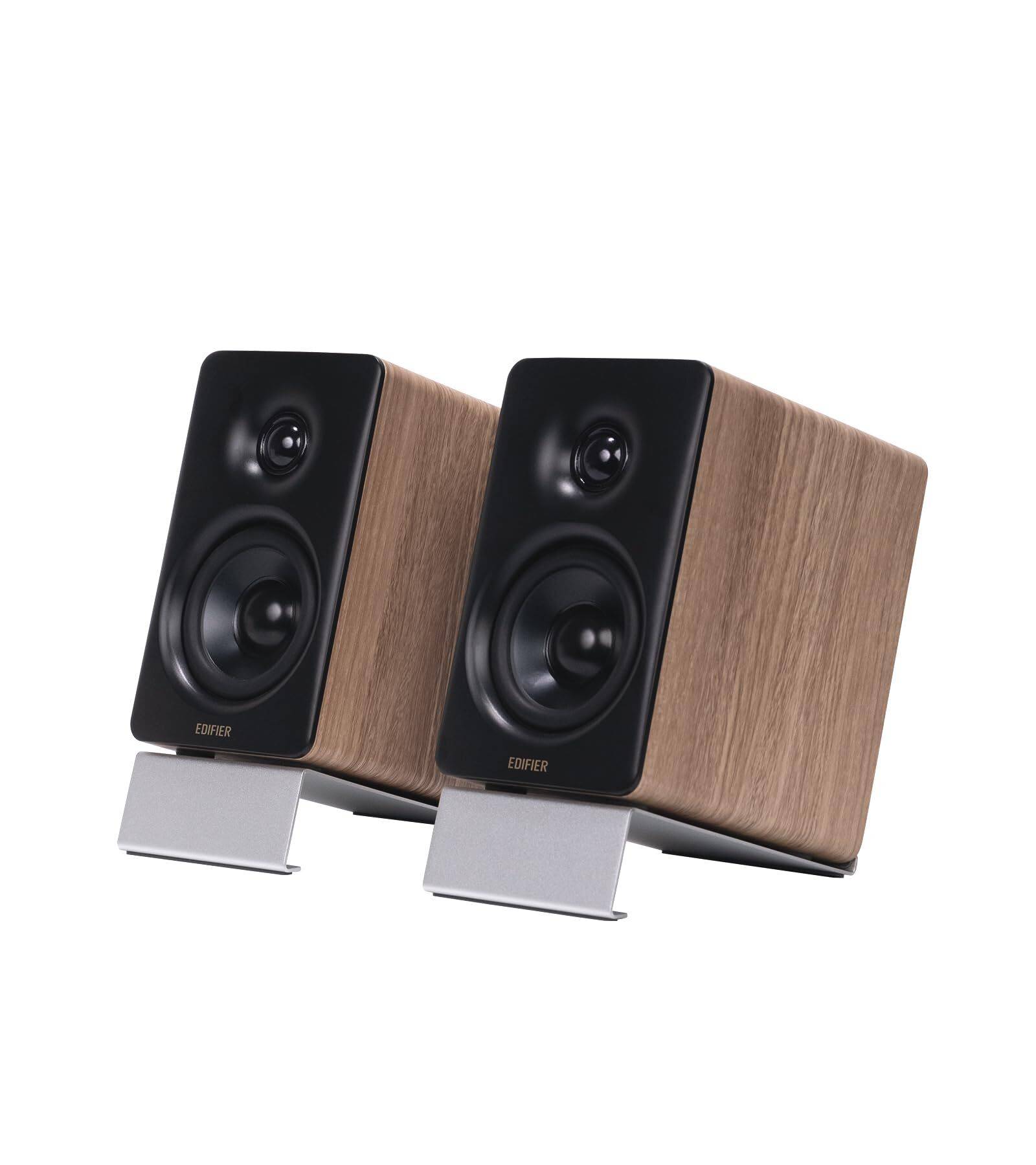 Edifier M60 Bluetooth Multimedia Lautsprecher, 66W RMS, Hi-Res LDAC, USB-C, Desktop Speaker, Oak