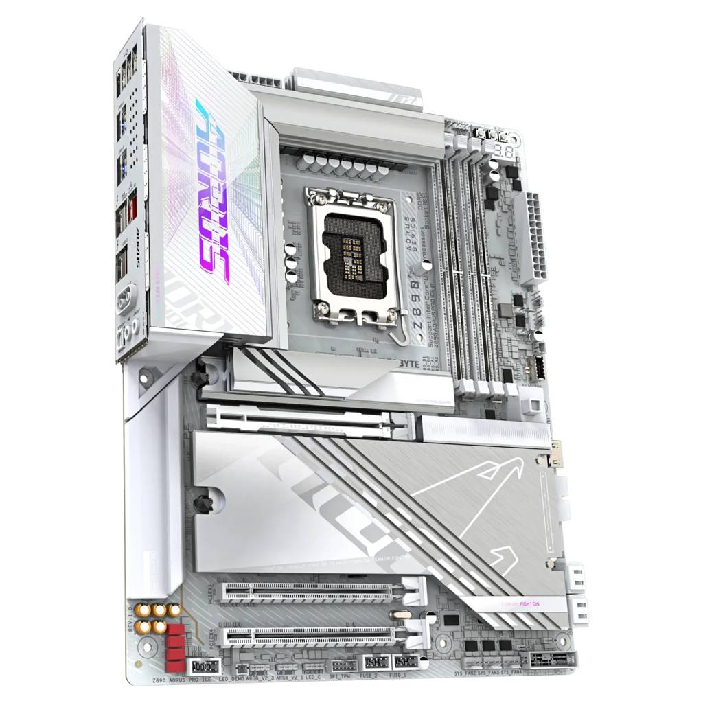 Gigabyte AORUS Z890 PRO ICE - Motherboard - ATX - LGA1851-Sockel - Z890 Chipsatz - USB4, USB 3.2 Gen 2, USB 3.2 Gen 1, USB-C 3.2 Gen 2x2 -