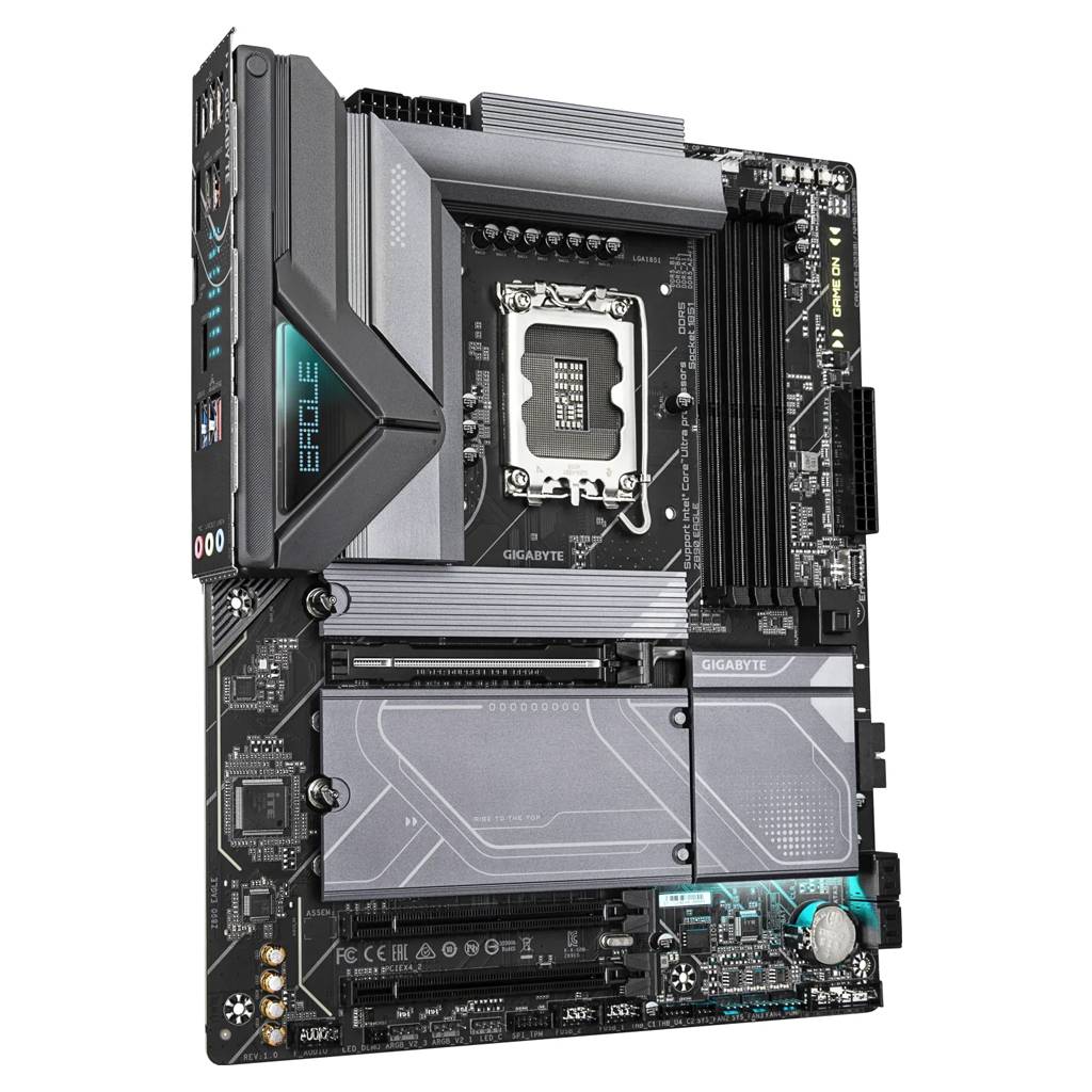 Gigabyte Z890 EAGLE - Motherboard - ATX - LGA1851-Sockel - Z890 Chipsatz - USB4, USB 3.2 Gen 2, USB 3.2 Gen 1, USB-C 3.2 Gen2 - 2.5 Gigabit LAN