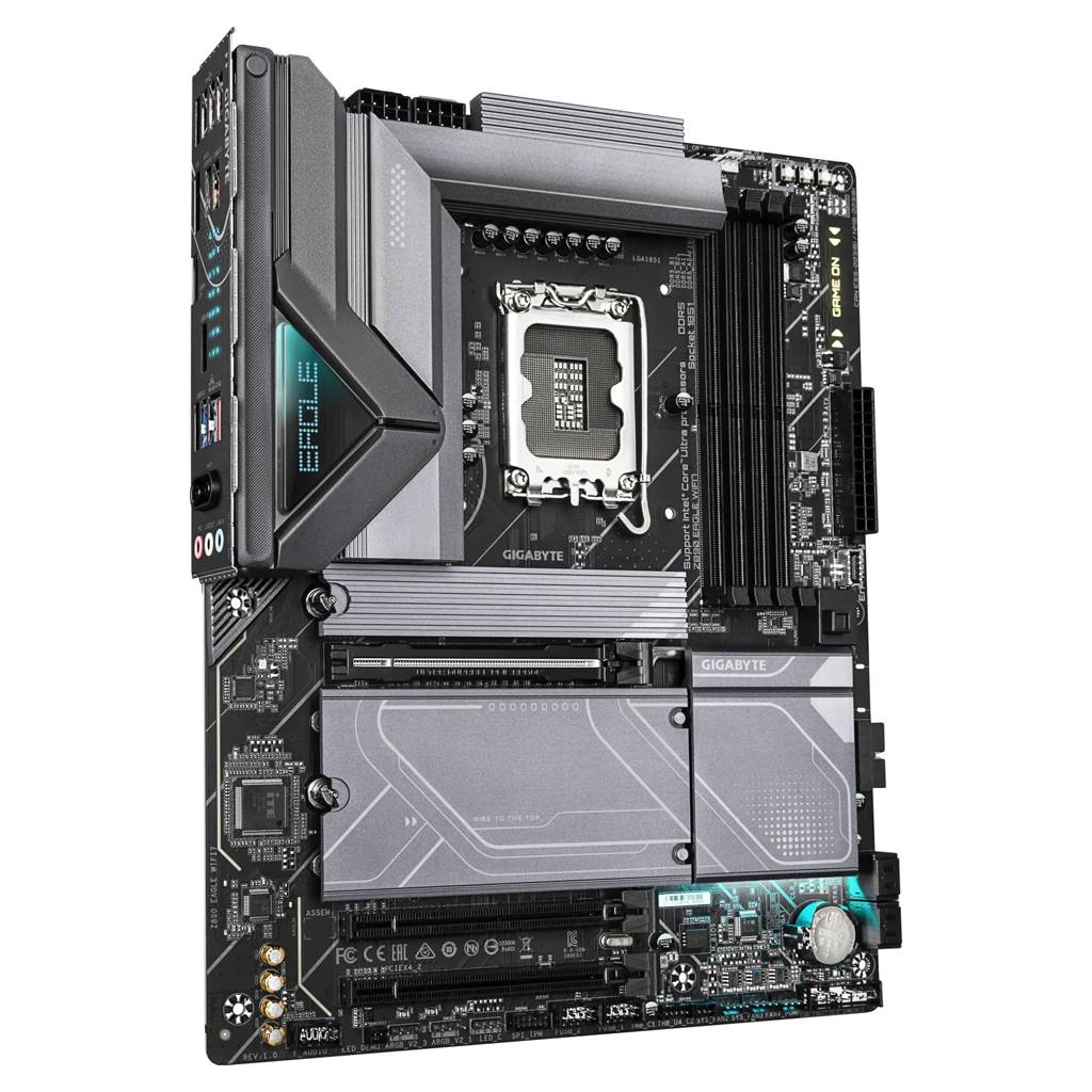 Gigabyte Z890 EAGLE WIFI7 - Motherboard - ATX - LGA1851-Sockel - Z890 Chipsatz - USB4, USB 3.2 Gen 2, USB 3.2 Gen 1, USB