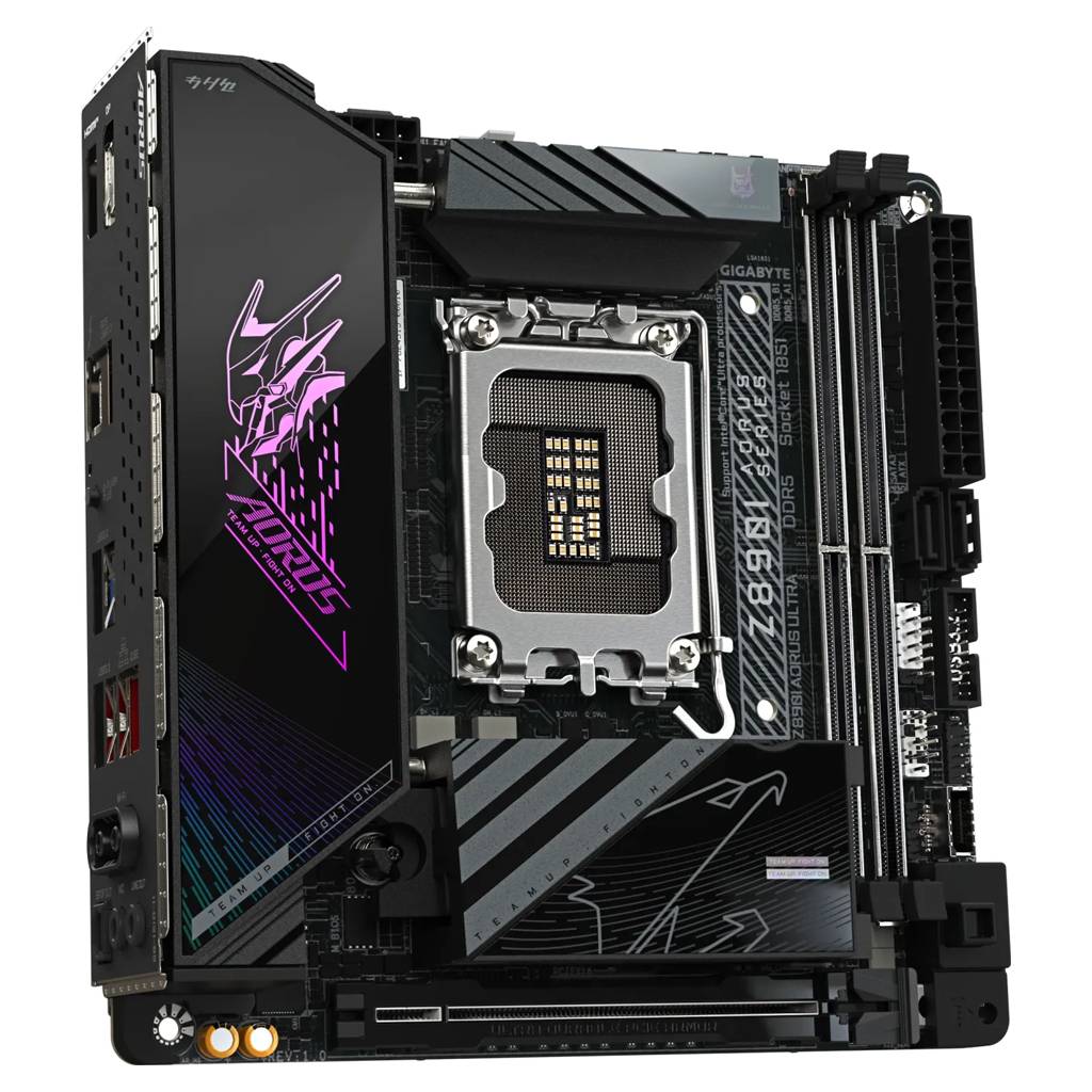 GIGABYTE - AORUS Z890I ULTRA - Motherboard - micro ATX - LGA1851-Sockel - Z890 Chipsatz - USB4, USB-C 3.2 Gen2, USB 3.2