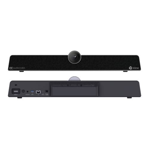 KRAMER KAC-BAR-81 - 4K UHD Collaboration Bar (6x Beamforming-Mikrofon-Array | Lautsprecher | Bluetooth | WiFi | USB-C)