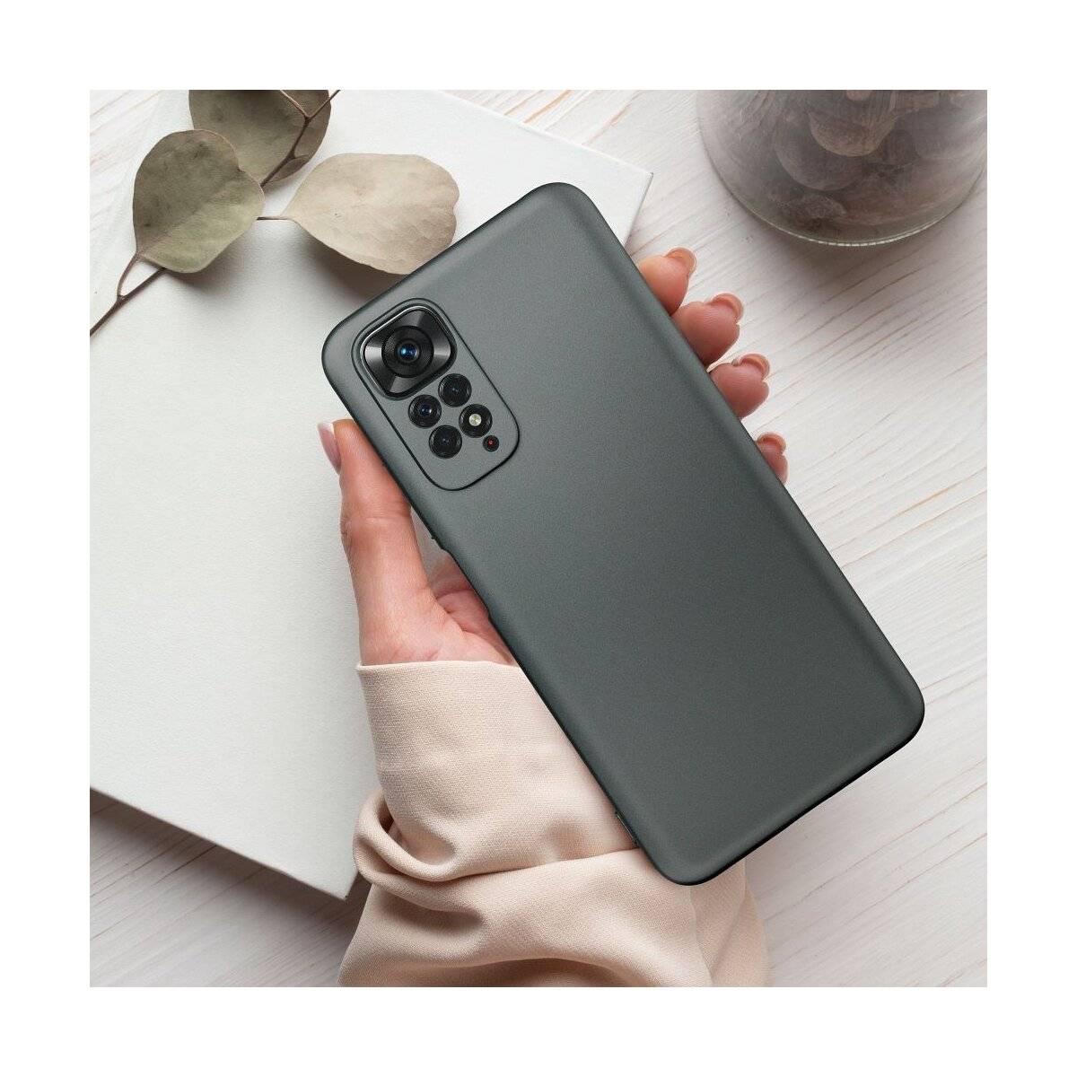 Metallic Case Hülle Cover Kameraschutz für iPhone 16 Grau
