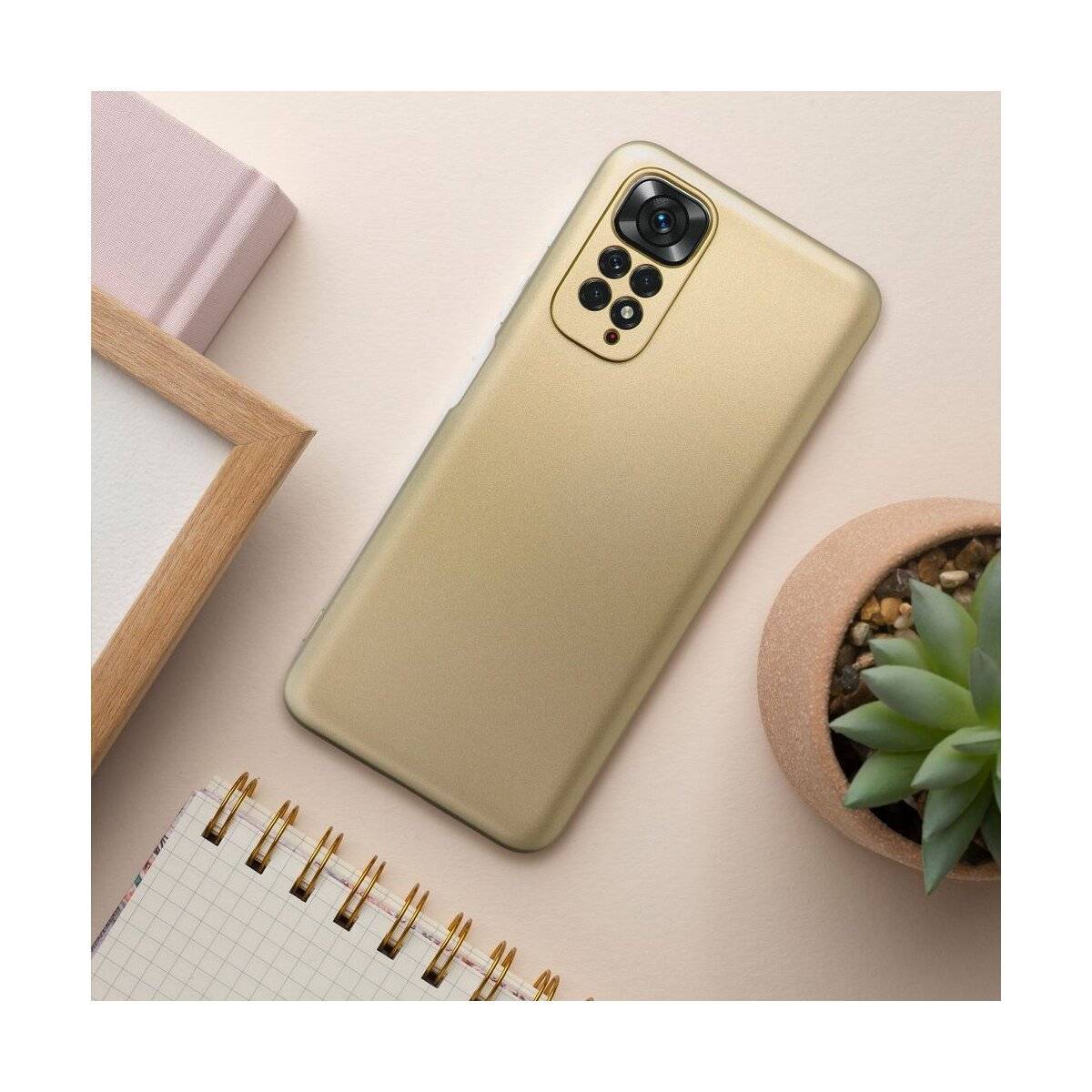 Metallic Case Hülle Cover Kameraschutz für iPhone 16 Pro Gold