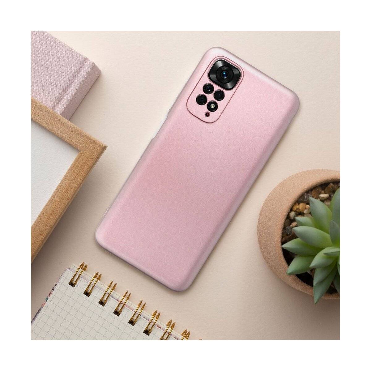 Metallic Case Hülle Cover Kameraschutz für iPhone 16 Pro Rosa