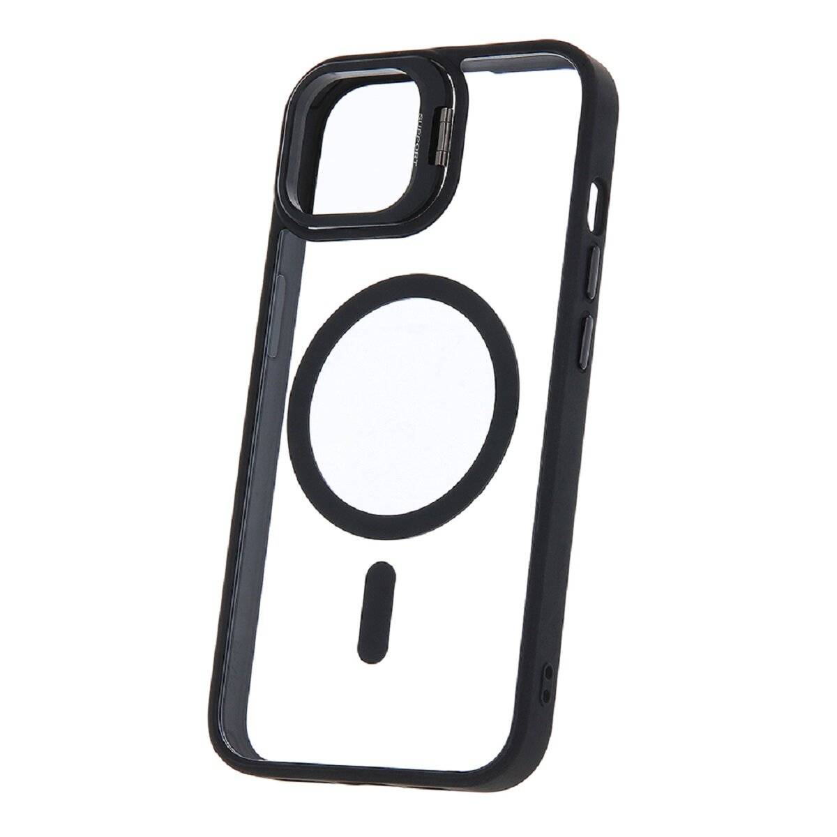 Extra Lens Smartphone Hülle Bumper Handyhülle für iPhone 16 Schwarz