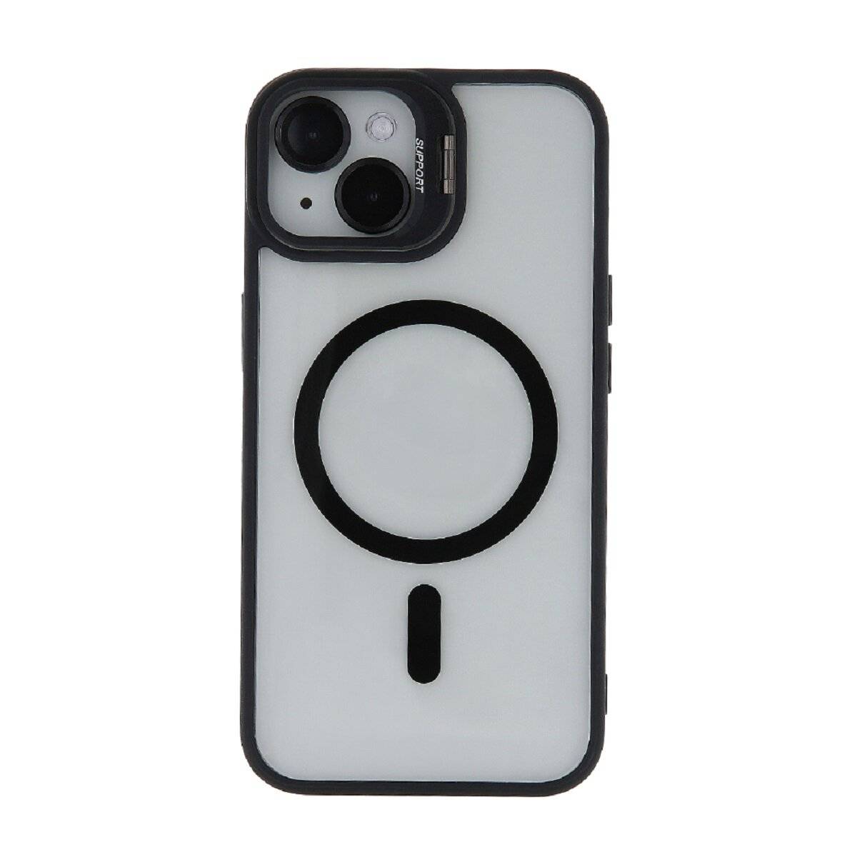 Extra Lens Smartphone Hülle Bumper Handyhülle für iPhone 16 Schwarz