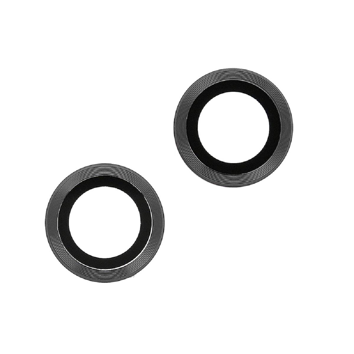 Extra Lens Smartphone Hülle Bumper Handyhülle für iPhone 16 Schwarz