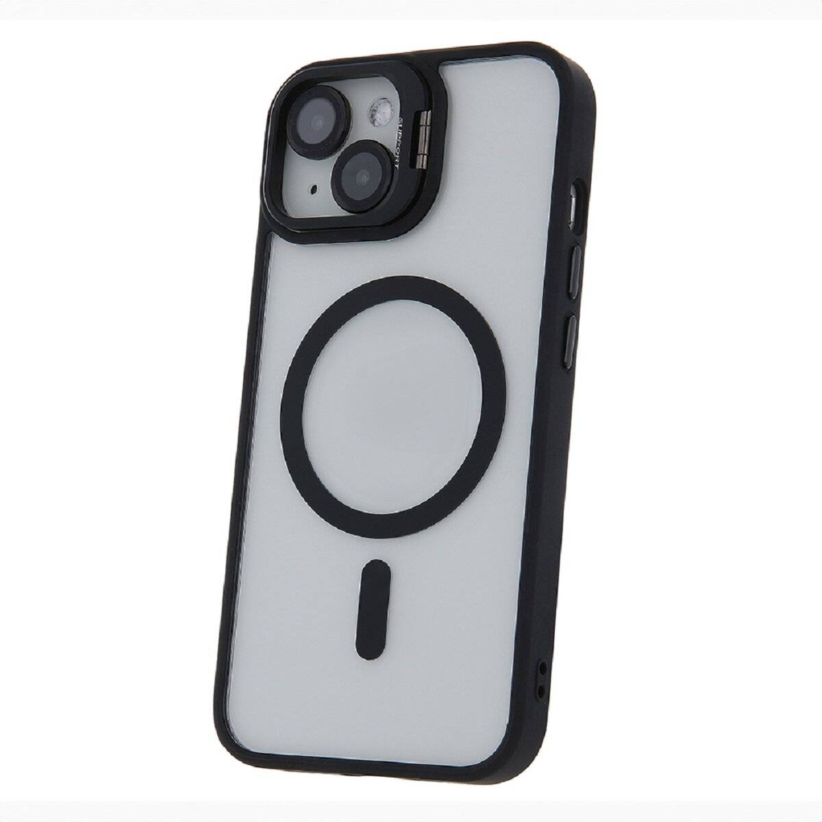 Extra Lens Smartphone Hülle Bumper Handyhülle für iPhone 16 Pro Max Schwarz