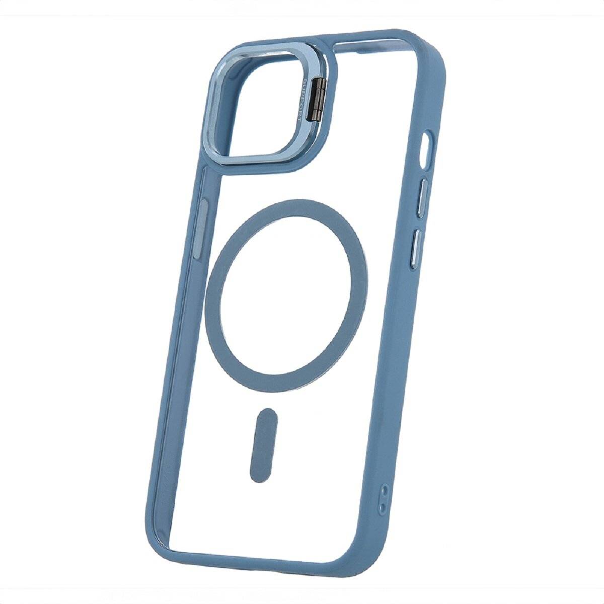 Extra Lens Smartphone Hülle Bumper Handyhülle für iPhone 16 Plus Hellblau