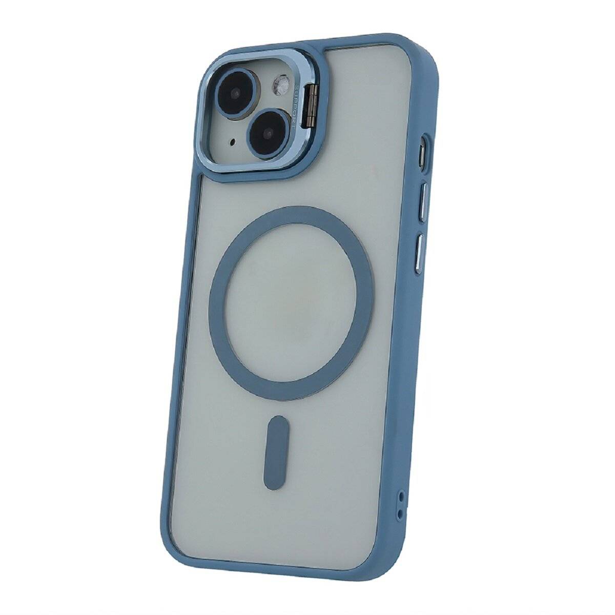 Extra Lens Smartphone Hülle Bumper Handyhülle für iPhone 16 Plus Hellblau