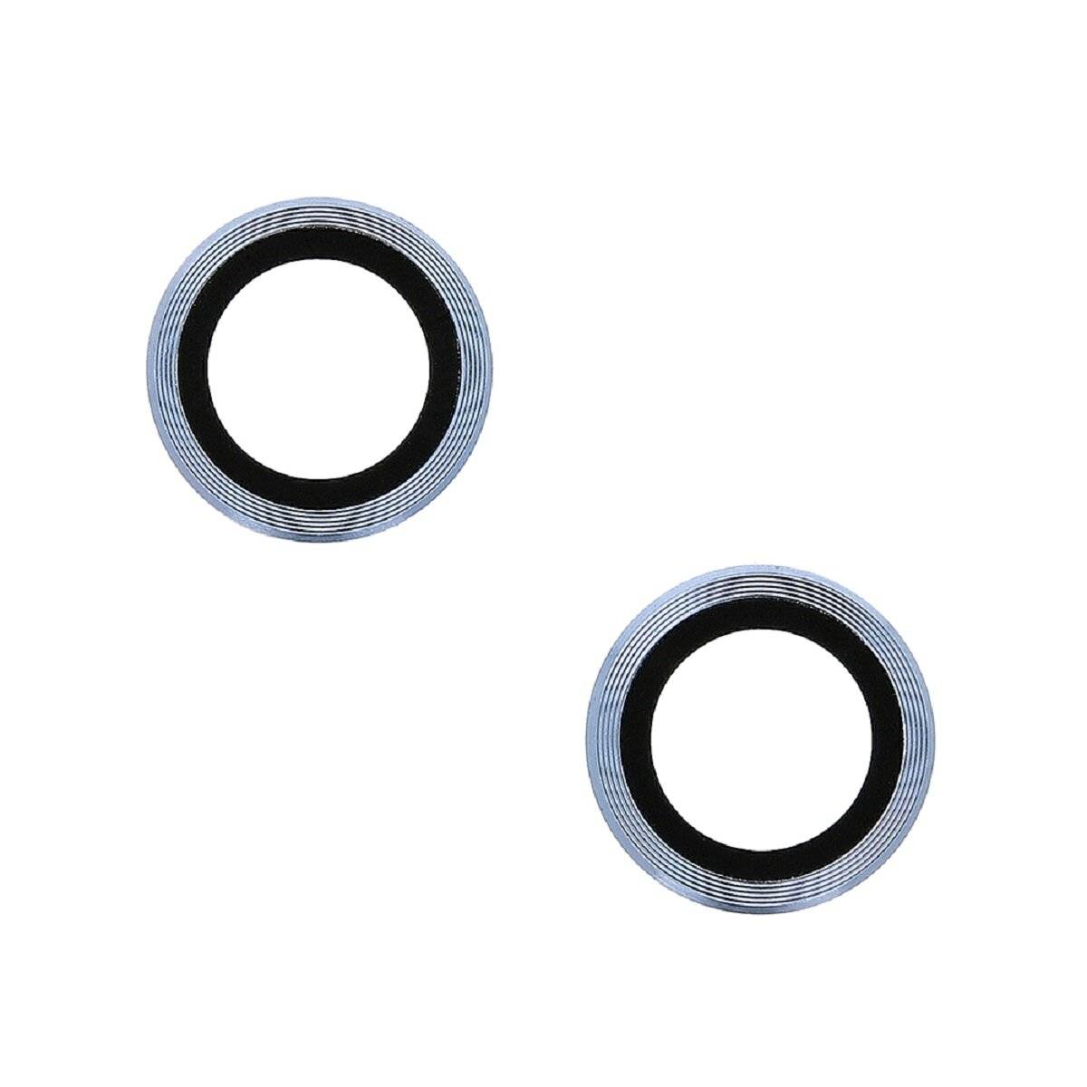 Extra Lens Smartphone Hülle Bumper Handyhülle für iPhone 16 Plus Hellblau