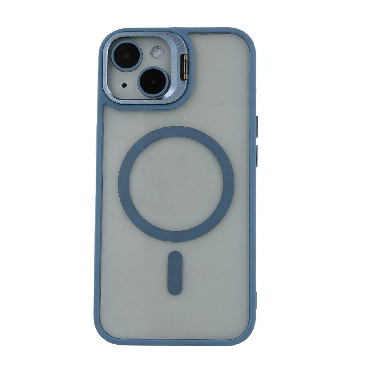 Extra Lens Smartphone Hülle Bumper Handyhülle für iPhone 16 Pro Hellblau
