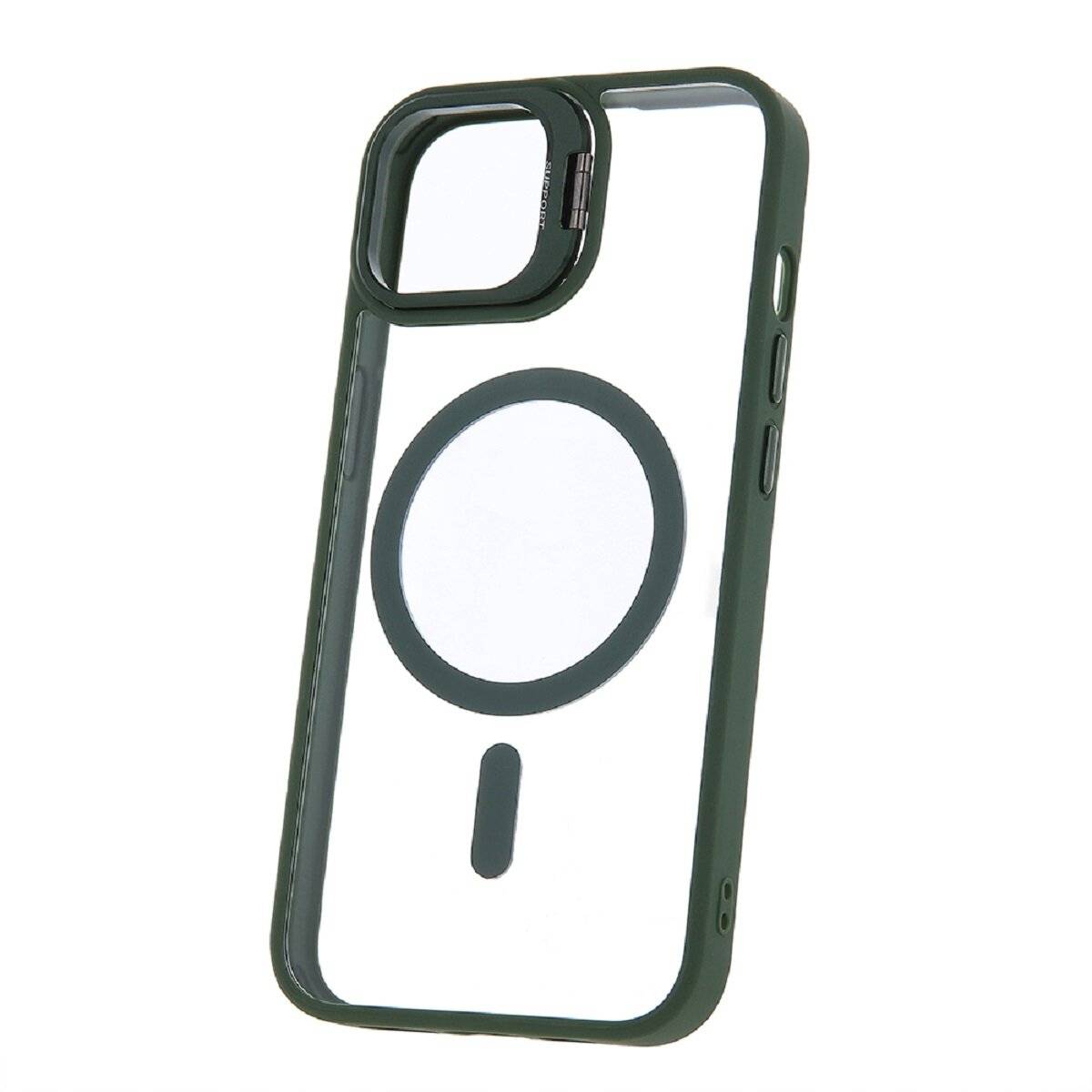 Extra Lens Smartphone Hülle Bumper Handyhülle für iPhone 16 Dunkelgrün