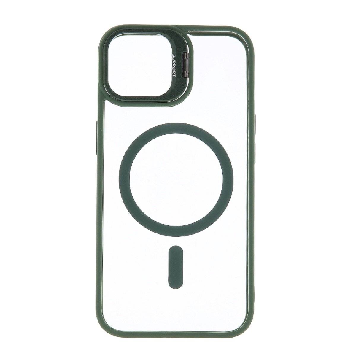 Extra Lens Smartphone Hülle Bumper Handyhülle für iPhone 16 Dunkelgrün