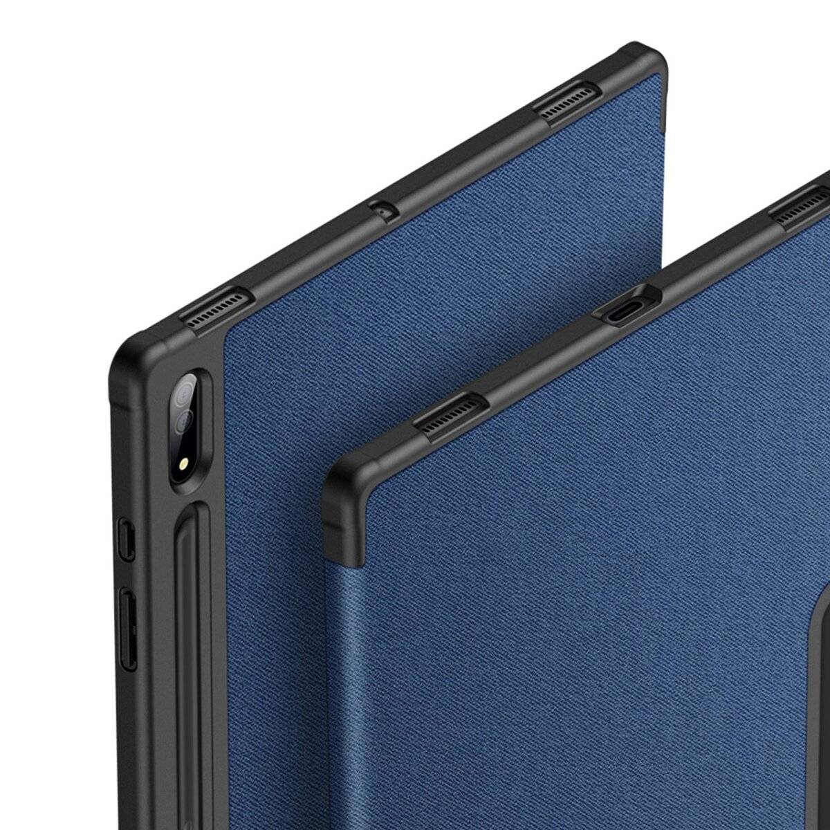 Domo Hartschale mit Smart Sleep Stifthalter für Samsung Galaxy Tab S10 Ultra Blau