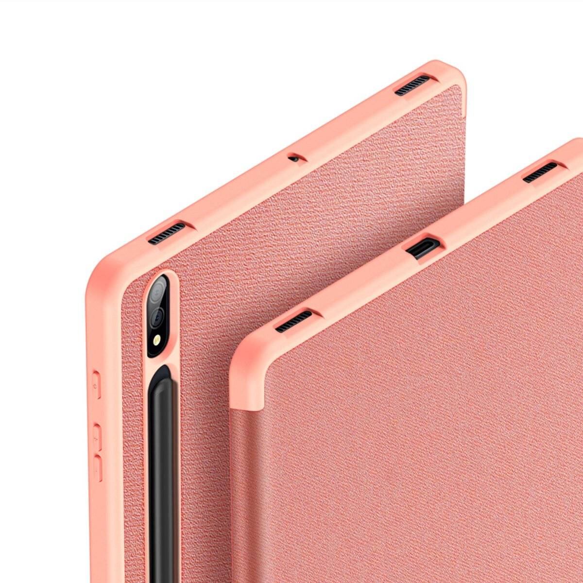 Domo Hartschale mit Smart Sleep Stifthalter für Samsung Galaxy Tab S10 Plus Rosa