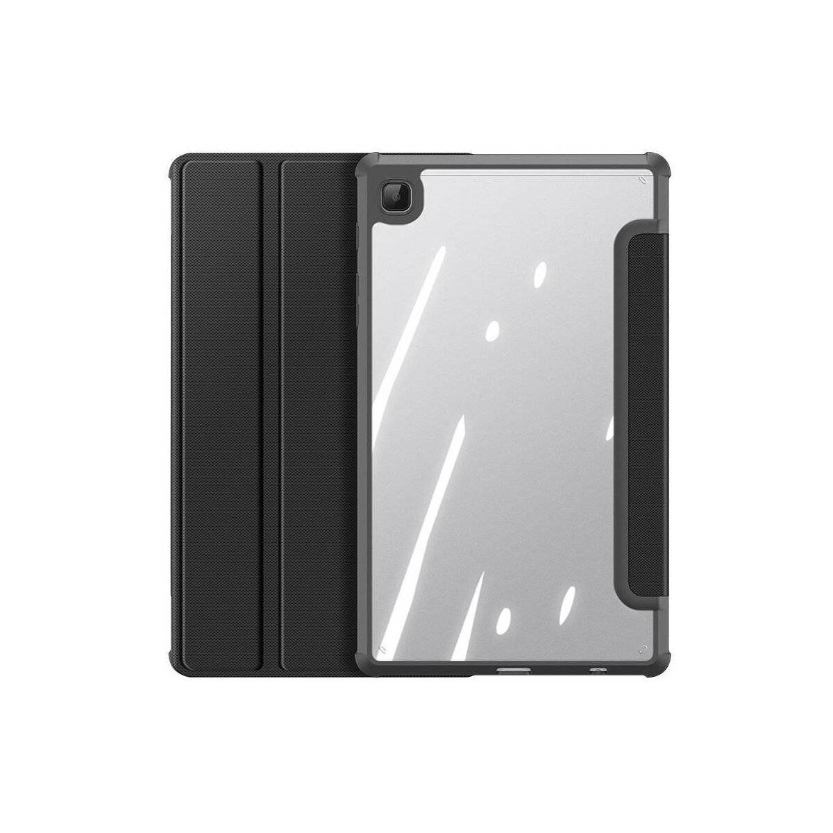 Toby Tablet-Ledertasche mit Stifthalter für Samsung Galaxy Tab S10 Ultra Schwarz