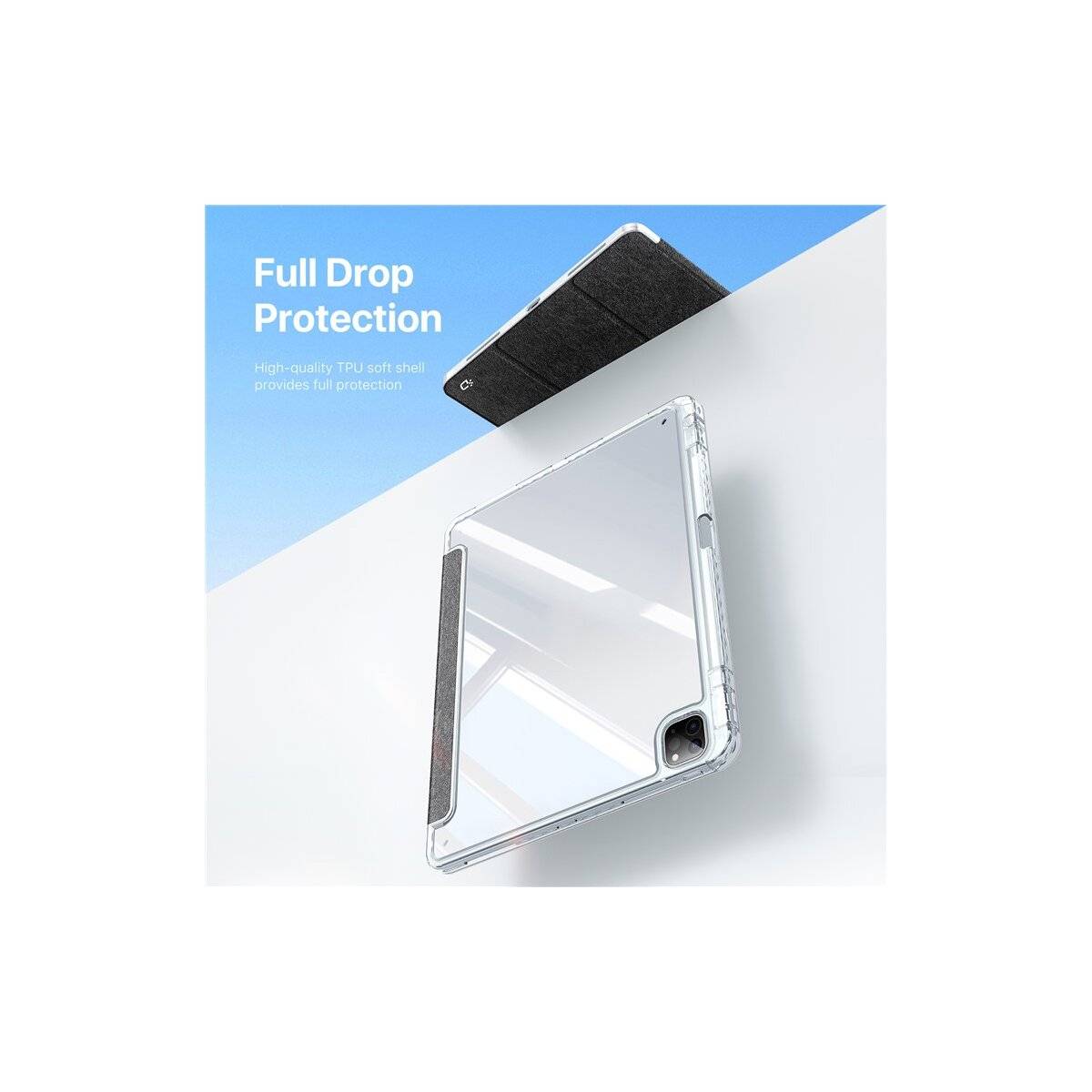 UNID Tablet-Hülle mit Stifthalter & Auto Sleep Wake für Samsung Galaxy Tab S10 Plus Lila