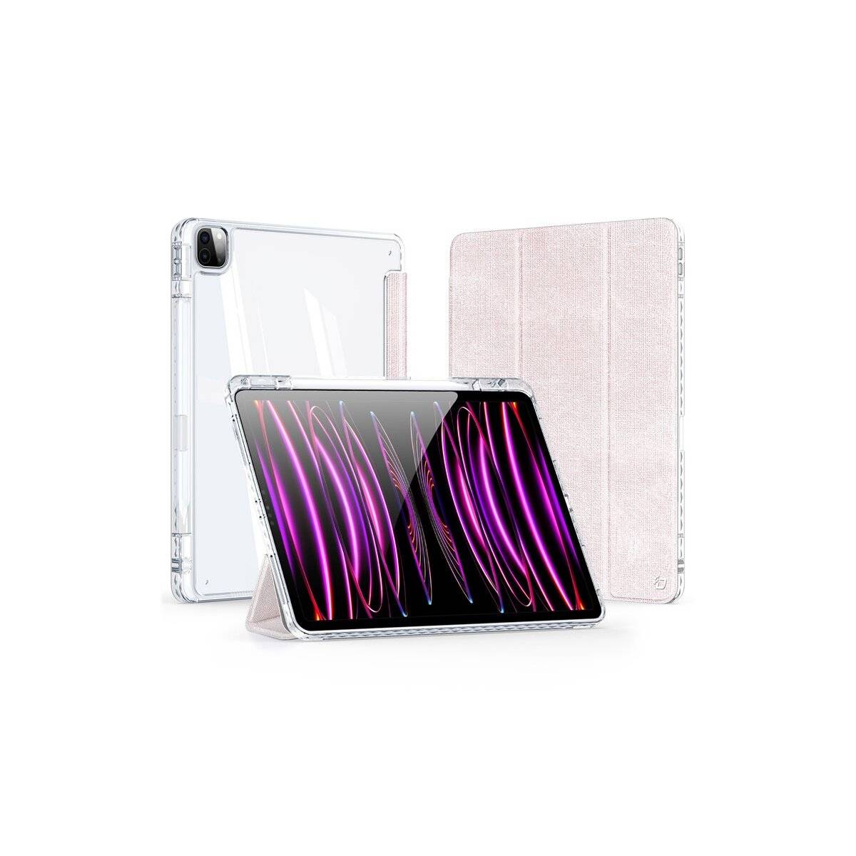 UNID Tablet-Hülle mit Stifthalter & Auto Sleep Wake für Samsung Galaxy Tab S10 Plus Pink