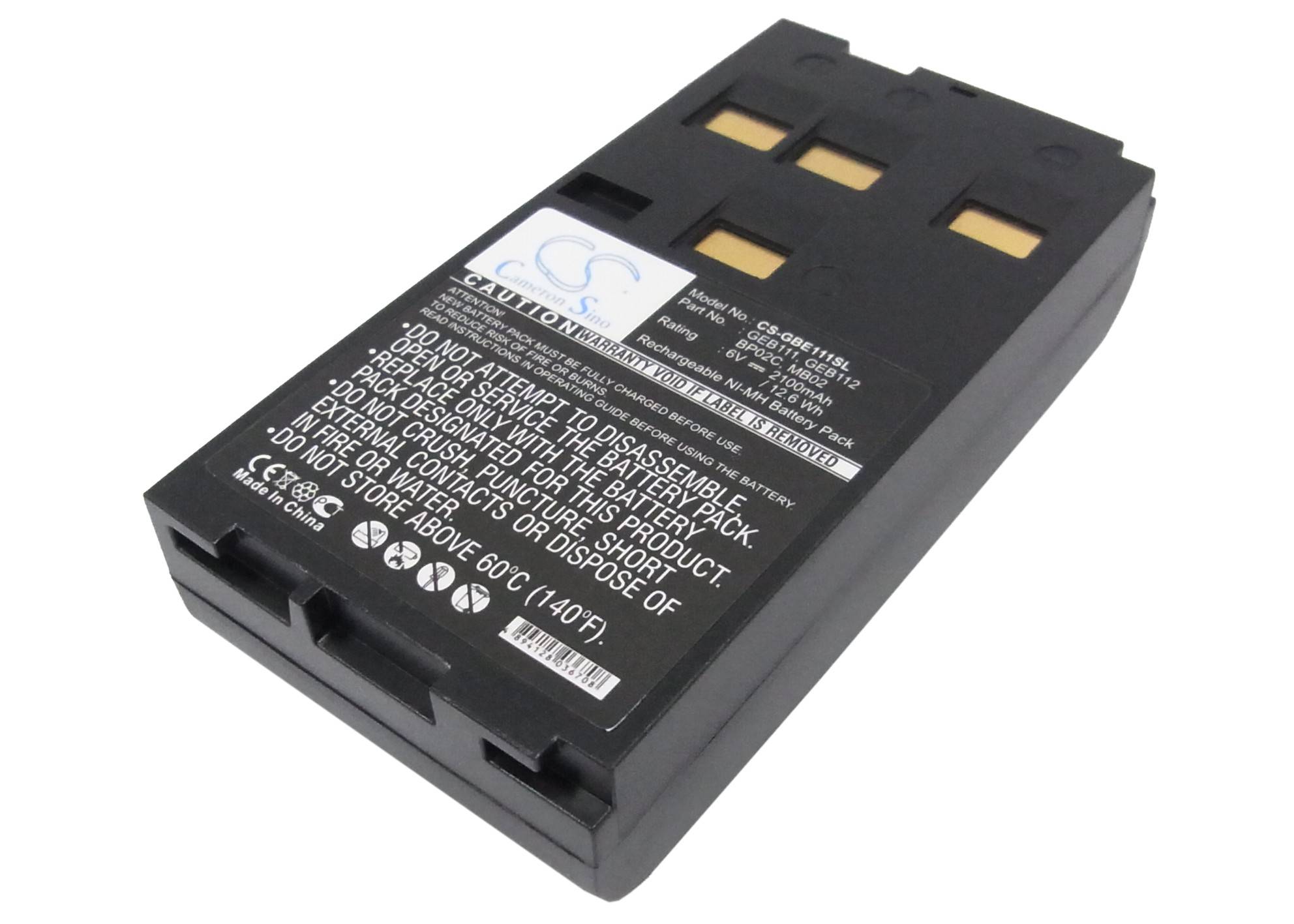 Ersatzakku - CS-GBE111SL - Leica TPS400 / TPS 700 u.A. - 6 Volt 2100mAh Ni-MH