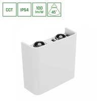 Spectrum LED Wandleuchte LUNARIX 2 4W 400lm Außenleuchte Up/Down IP54 weiß CCT 2700-6500K Spectrum LED Wandleuchte LUNARIX 2 4W 400lm Außenleuchte Up/Down IP54 weiß CCT 2700-6500K