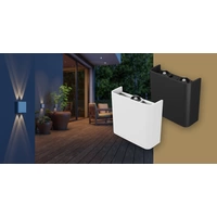 Spectrum LED Wandleuchte LUNARIX 2 4W 400lm Außenleuchte Up/Down IP54 weiß CCT 2700-6500K Spectrum LED Wandleuchte LUNARIX 2 4W 400lm Außenleuchte Up/Down IP54 weiß CCT 2700-6500K