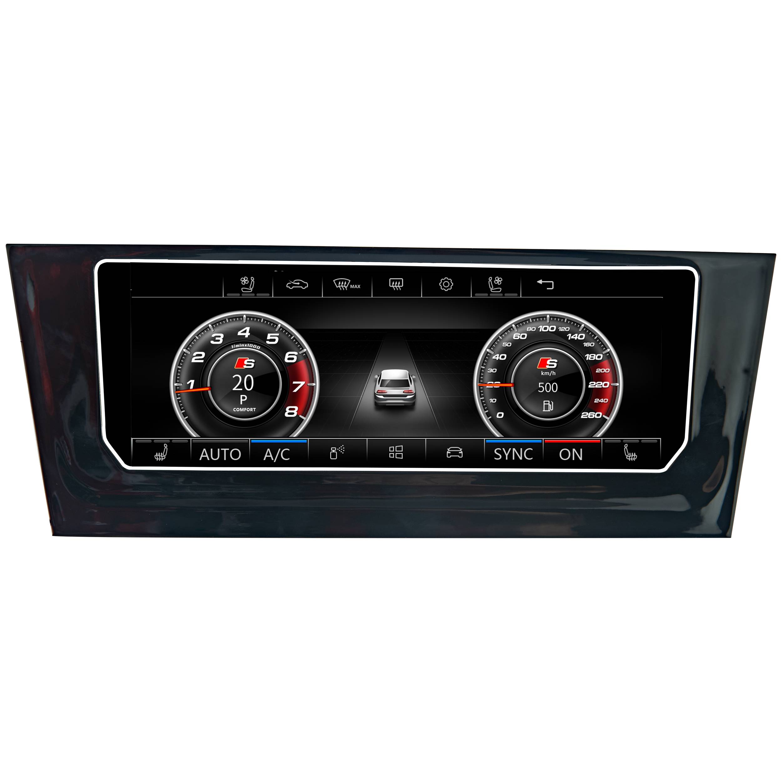 Für VW GOLF VII AU MK7 6.9" Touchscreen Digital Klimabedienteil AC Kontrollpanel