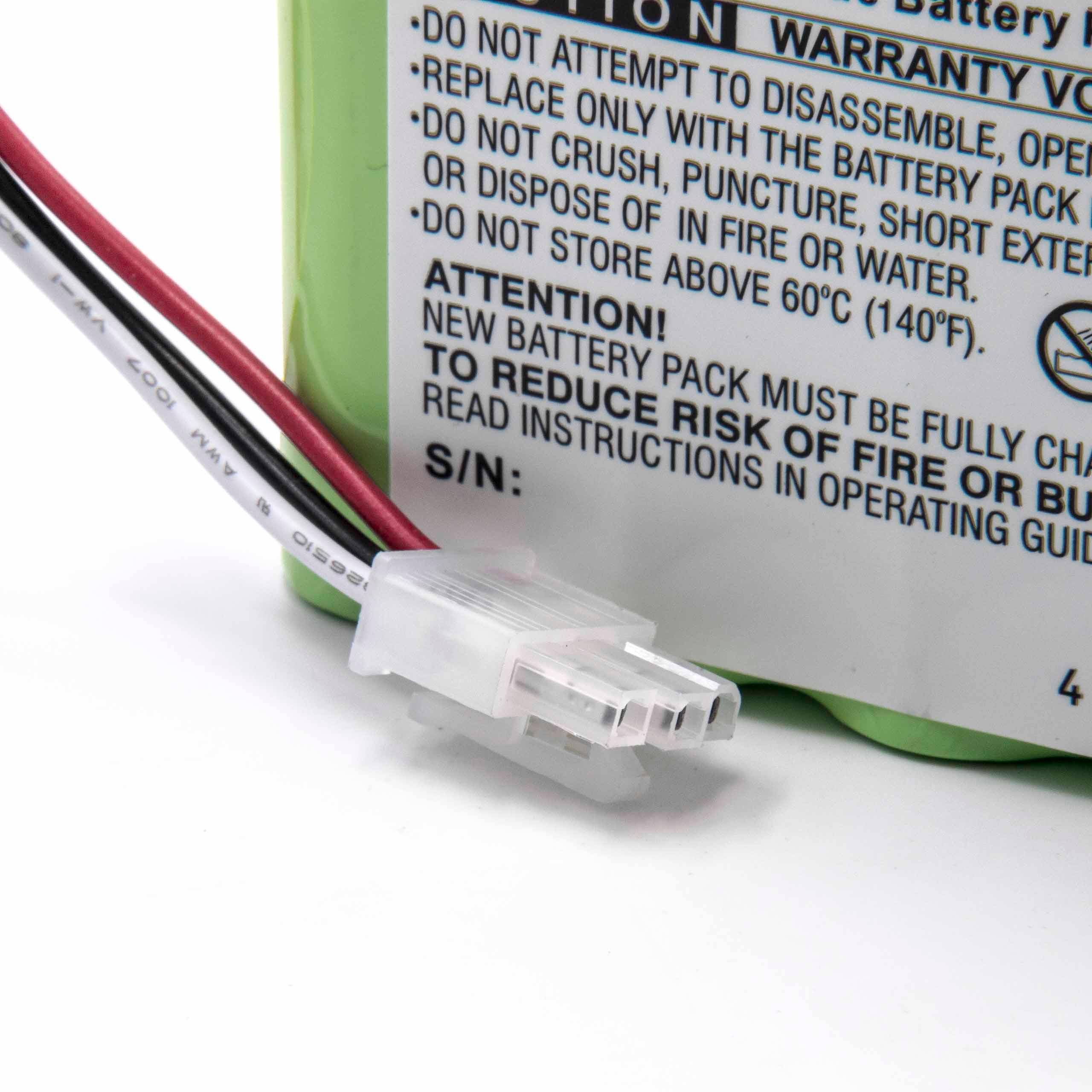 vhbw Akku kompatibel mit Riser Bond 6000TDR Multi Function | 6000DSL, 6000 Messgerät (3900 mAh, 7,2 V, NiMH)