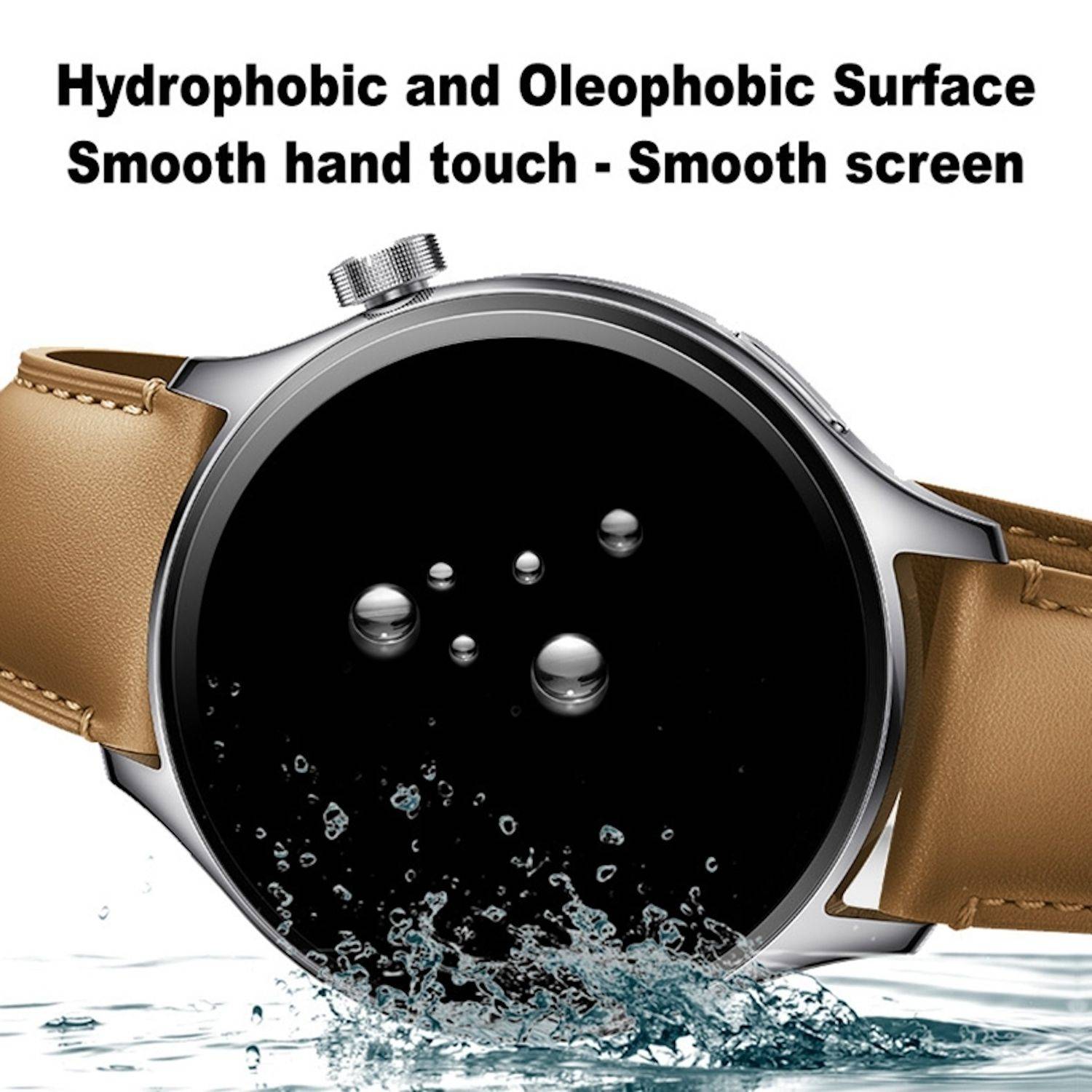 Für Google Pixel Watch 3 45mm Plexiglas HD LCD Display Schutz Folie Transparent