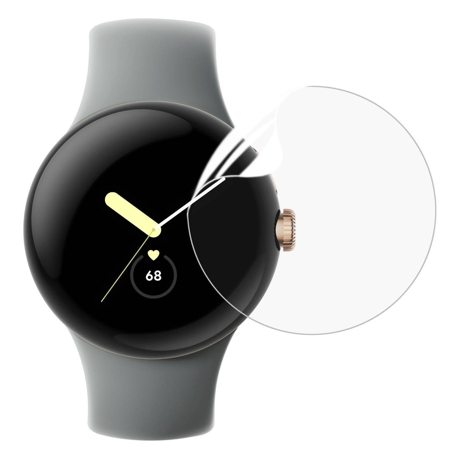 Für Google Pixel Watch 3 45mm Hydrogel Film Schutzfolie Transparent Display LCD