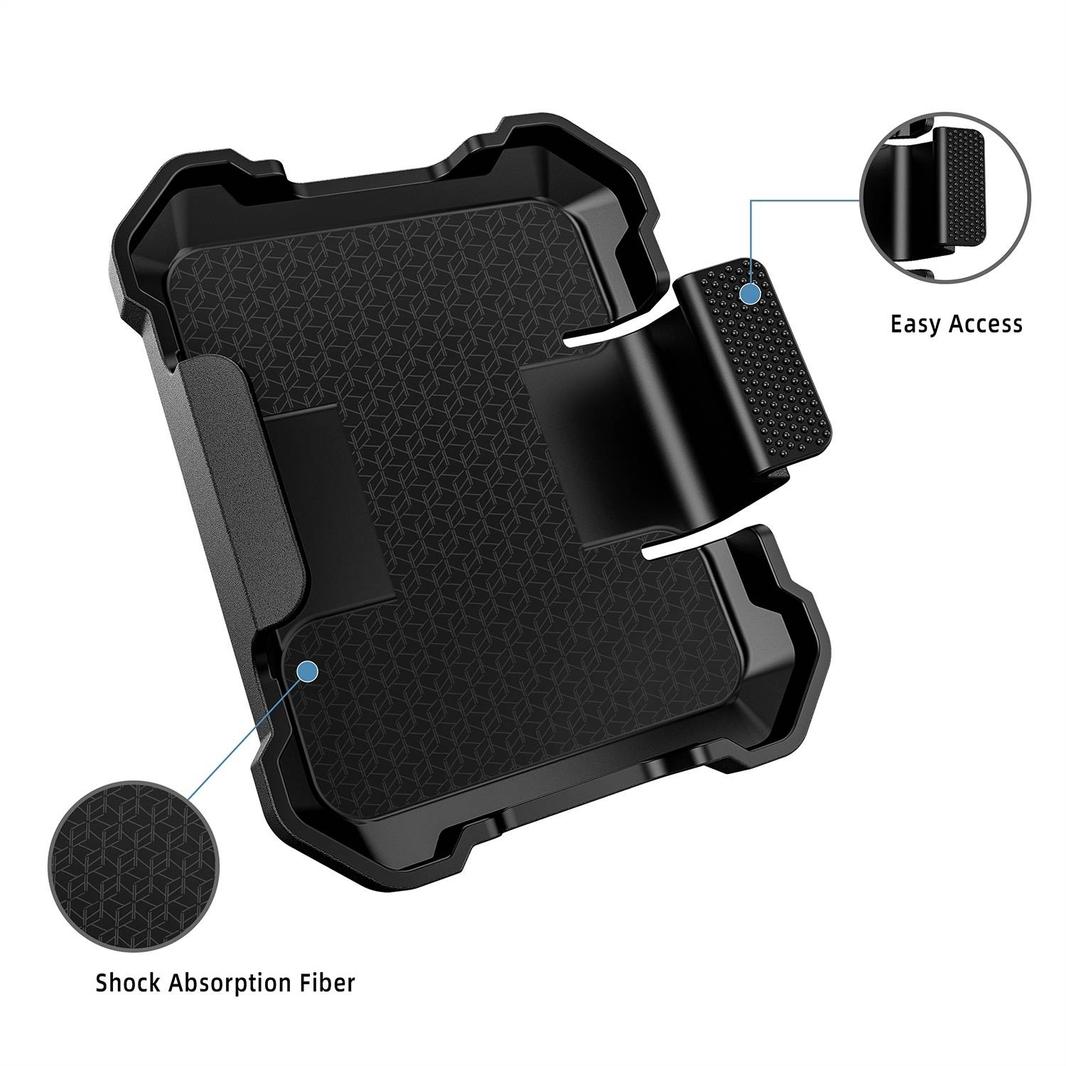 Für Samsung Galaxy Z Flip6 Hybrid Kunst Leder Handy Hülle mit Rückclip