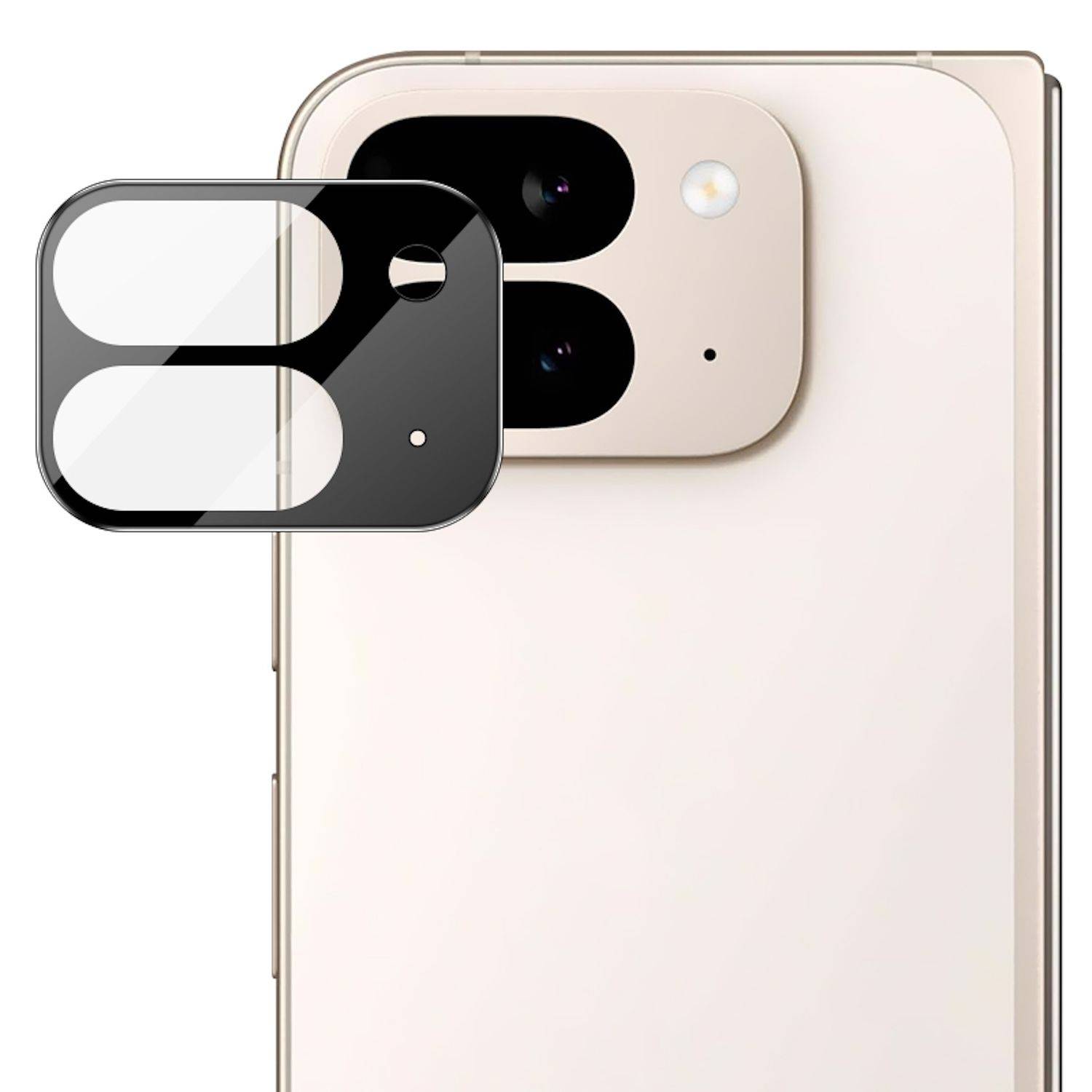 Für Google Pixel 9 Pro Fold IMAK Full Kamera Schutz Glas Folie Schwarz