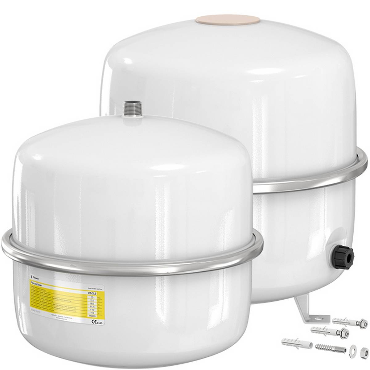 Solar 25L Ausdehnungsgefäß Flexcon 8bar