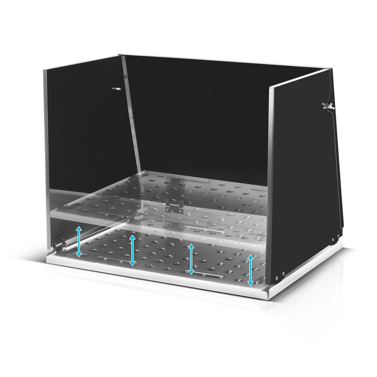 STAHLWERK Schweißtisch-Aufsatz SA-500 ST 500 x 400 mm mobile Schweißkabine