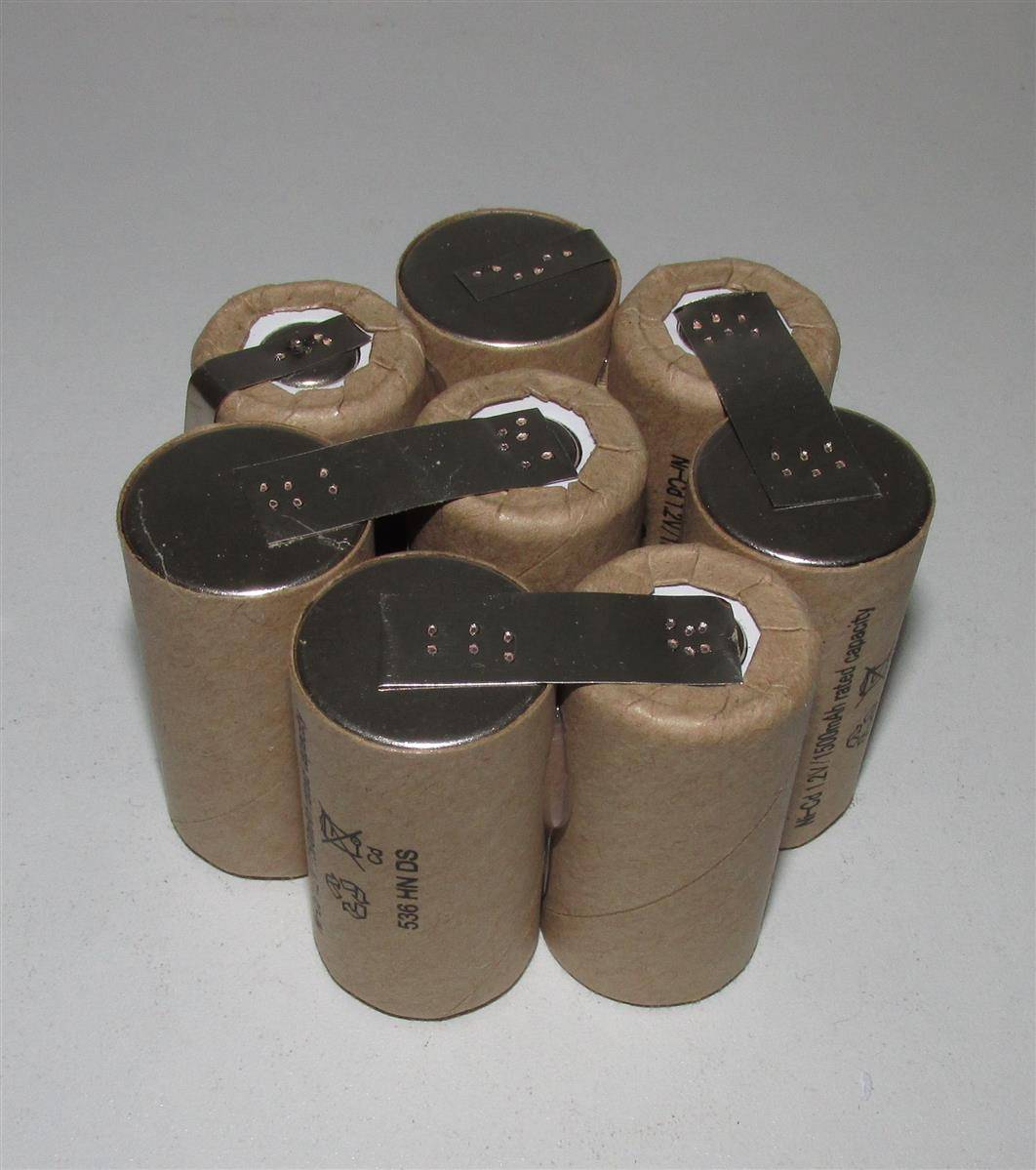 Akkupack für Fein 92604057021 - 9,6 Volt 3000mAh / 28,80Wh Ni-MH zum Selbsteinbau