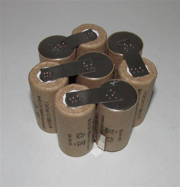 Akkupack für Fein 92604057021 - 9,6 Volt zum Selbsteinbau 2000mAh / 19,20Wh - Ni-MH