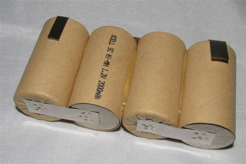 Akkupack für Kärcher Akku-Besen K50 / 1.258-101.0 - 4,8 Volt zum Selbsteinbau
