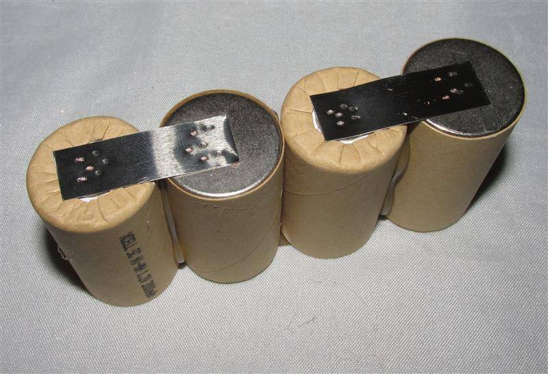 Akkupack für Kärcher Akku-Besen K50 / 1.258-101.0 - 4,8 Volt zum Selbsteinbau