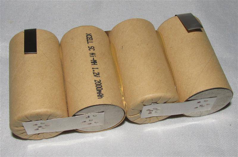 Akkupack für Kärcher Akku-Besen K50 / 1.258-101.0 - 4,8 Volt zum Selbsteinbau