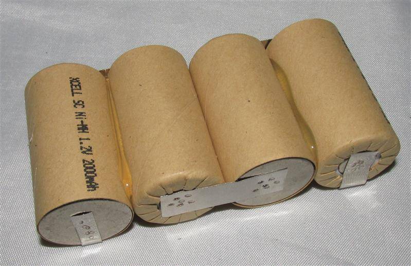 Akkupack für Kärcher Akku-Besen K50 / 1.258-101.0 - 4,8 Volt zum Selbsteinbau