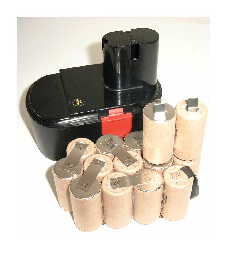 Akkupack für King Craft KC18A / Flymo 5108013-00 - 18 Volt zum Selbsteinbau 2000mAh / 36,00Wh - Ni-MH